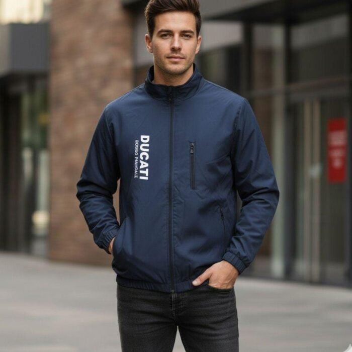 Men’s Ducati Inspired Full-Zip Lightweight Jacket